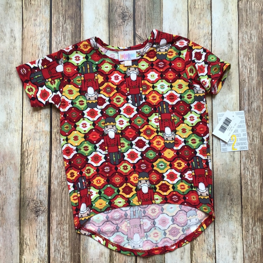 NWT LulaRoe Gracie Christmas Nutcracker Tee